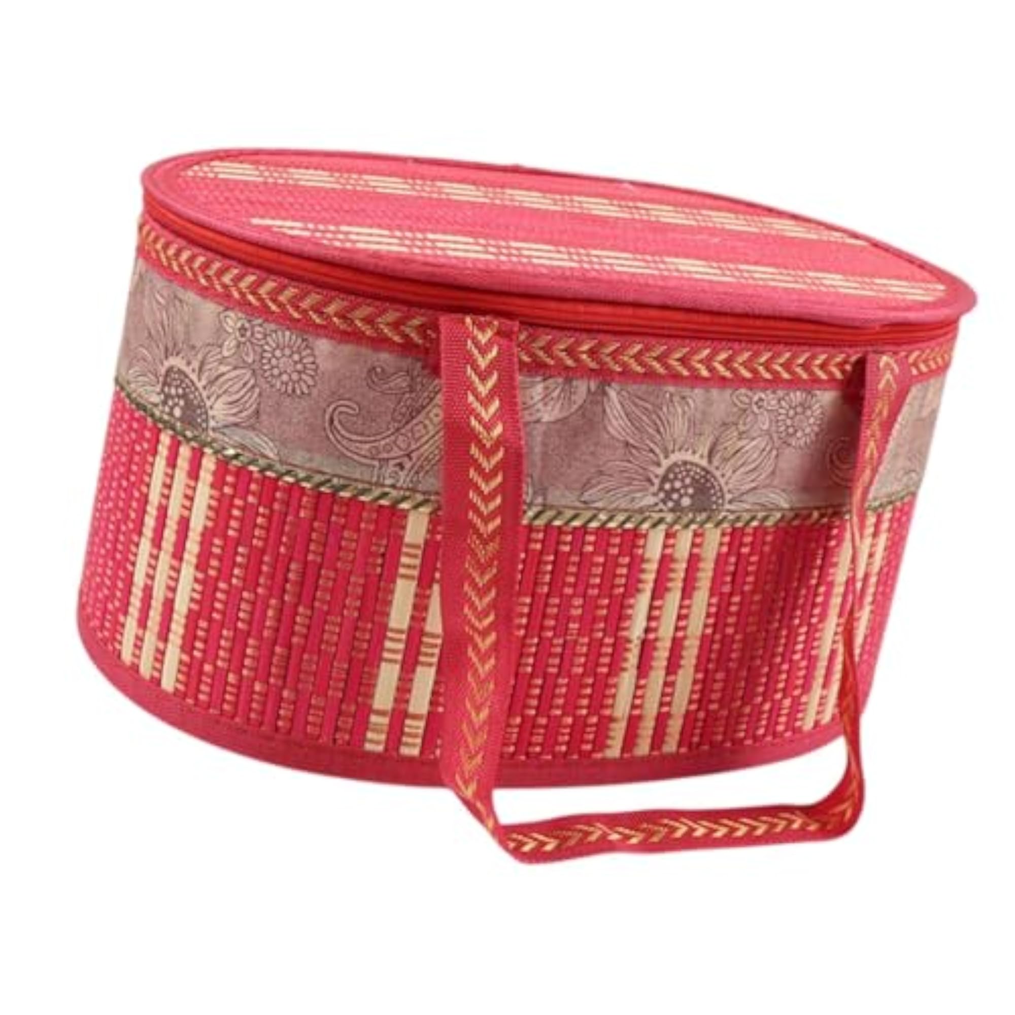 Outdoor Gift Wrapping Bamboo Basket